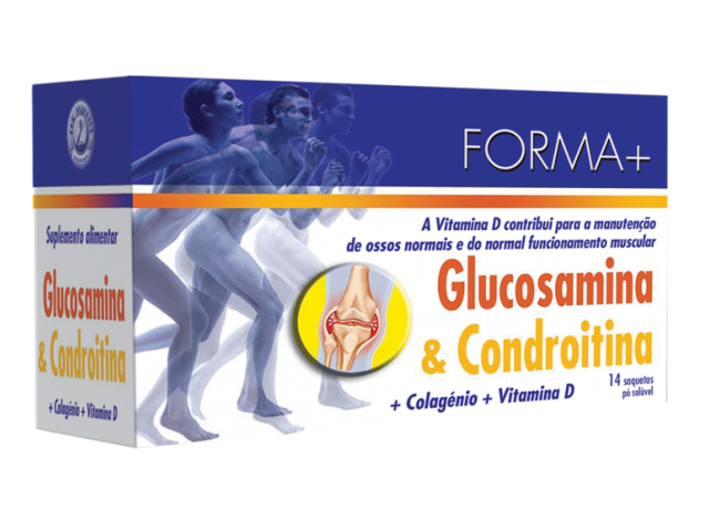 FORMA+ GLUCOSAMINA E CONDROITINA 14 SAQ. C/6
